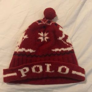 Red Polo by Ralph Lauren Beanie
